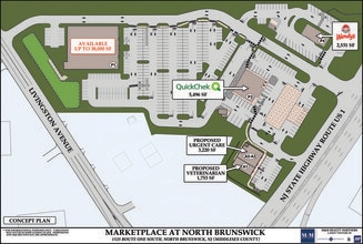 1505 US Highway 1, North Brunswick, NJ à louer Plan de site– Image 1 sur 1