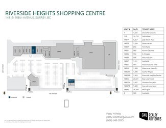 Plus de détails pour 14815 108 Ave, Surrey, BC - Local commercial à louer