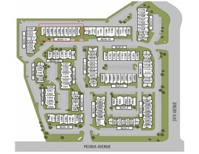 2432 W Peoria Ave, Phoenix, AZ à louer Plan de site– Image 1 sur 2