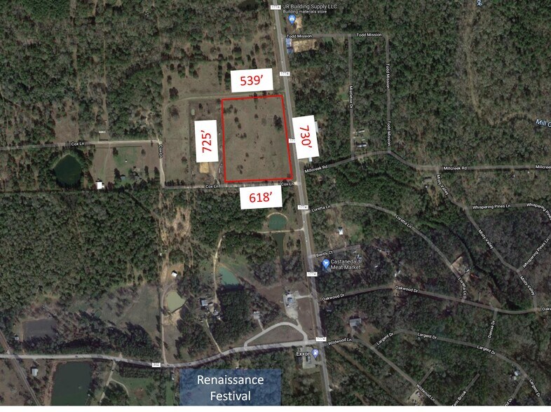 20800 FM 1774, Plantersville, TX à vendre - Aérien – Image 3 sur 6