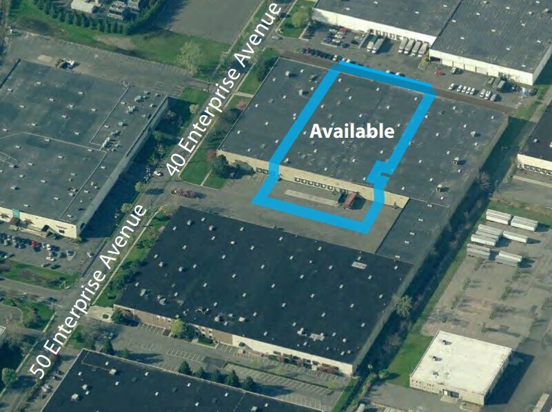 40 Enterprise Ave N, Secaucus, NJ à louer Aérien– Image 1 sur 3