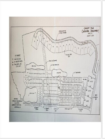 633 Saco Lowell Rd, Easley, SC à vendre - Plan cadastral – Image 2 sur 2