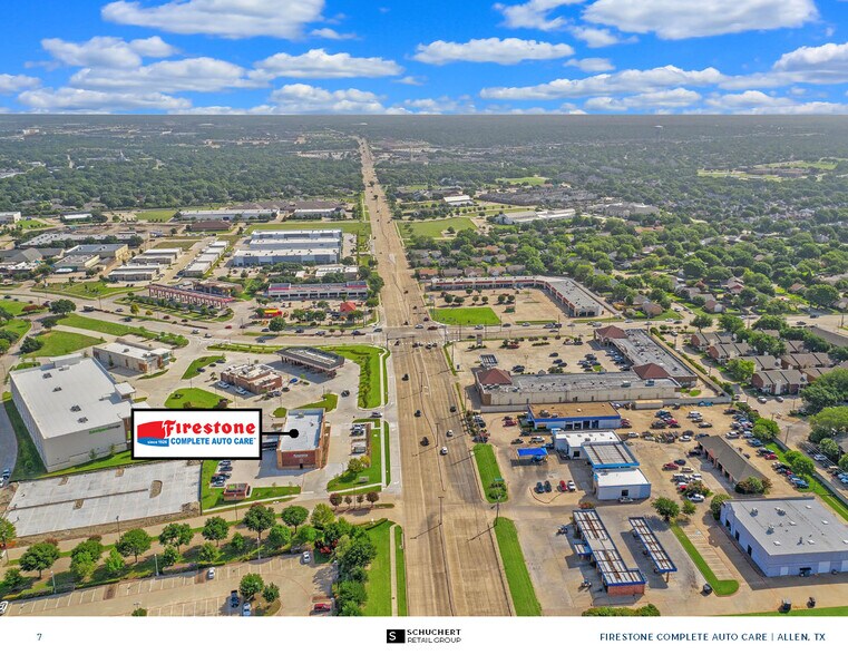 802 S Greenville Ave, Allen, TX à vendre - Aérien – Image 3 sur 7