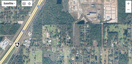13309 13th St, Splendora, TX - Vue aérienne vue de carte - Image1