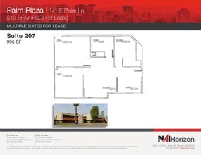 141 E Palm Ln, Phoenix, AZ à louer Plan de site– Image 1 sur 1