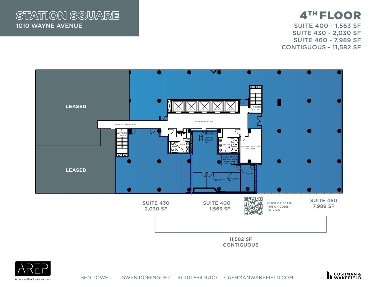 1100 Wayne Ave, Silver Spring, MD à louer Plan d’étage– Image 1 sur 1