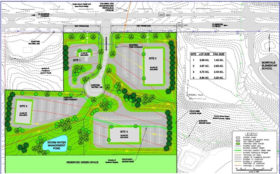 Market Place Dr, Montvale, VA à vendre - Plan de site – Image 2 sur 2
