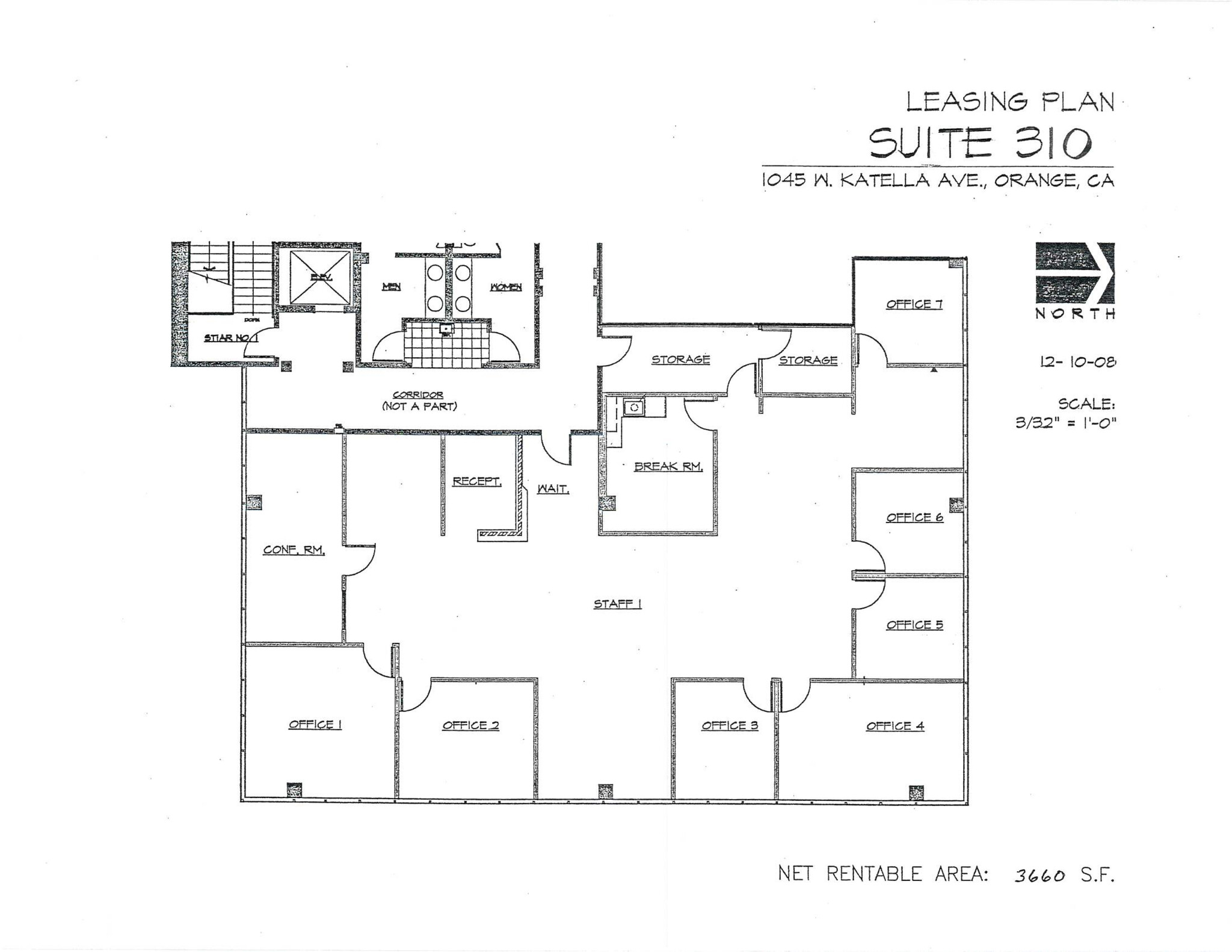 1045 W Katella Ave, Orange, CA à louer Plan de site– Image 1 sur 1