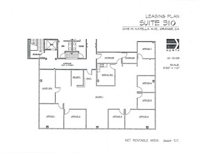 1045 W Katella Ave, Orange, CA à louer Plan de site– Image 1 sur 1