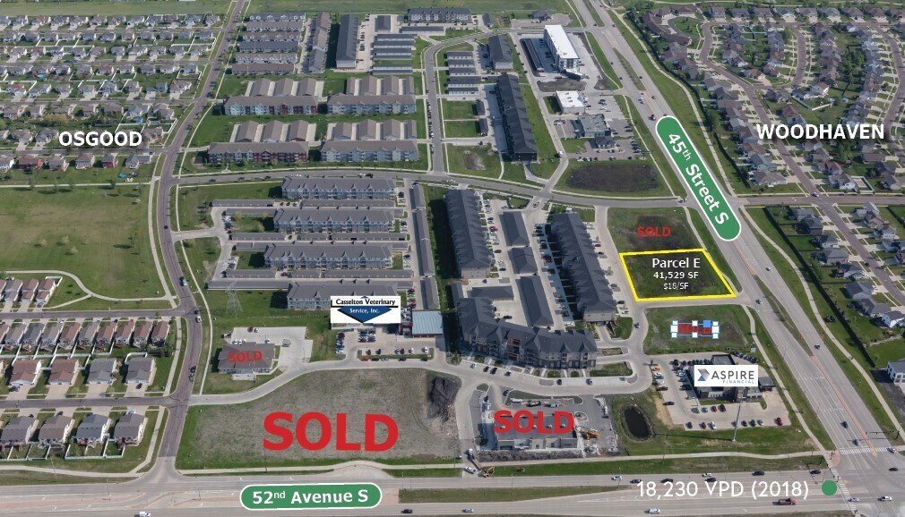 45th St S & 52nd Ave S, Fargo, ND à vendre Photo de l’immeuble– Image 1 sur 2
