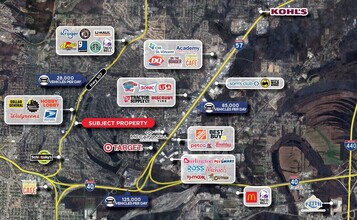 4548 John F Kennedy Blvd, North Little Rock, AR - Vue aérienne vue de carte