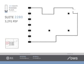 222 S Riverside Plz, Chicago, IL à louer Plan d’étage– Image 1 sur 1