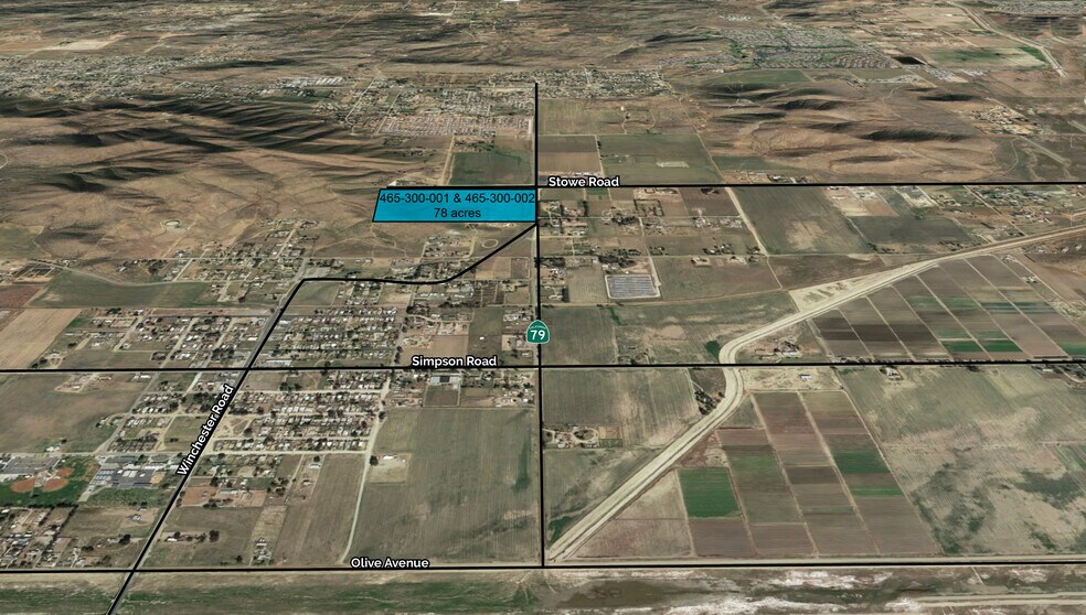 Stowe Rd, Winchester, CA à vendre - Photo de l’immeuble – Image 1 sur 1