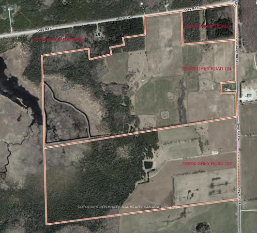 793958 Grey County 124 rd, Badjeros, ON à vendre - Plan de site – Image 3 sur 3