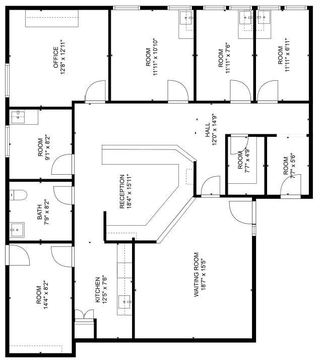 6800 Main St, Downers Grove, IL à louer Plan d’étage– Image 1 sur 1