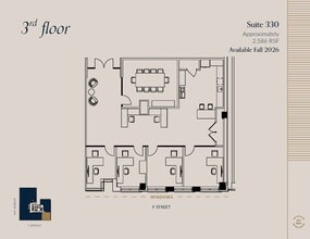 607 14th St NW, Washington, DC à louer Plan d’étage– Image 2 sur 6