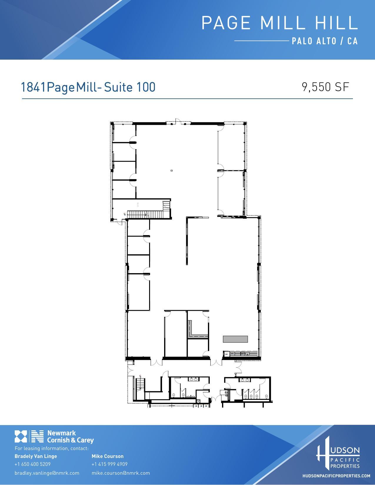 1801 Page Mill Rd, Palo Alto, CA à louer Plan d’étage– Image 1 sur 1
