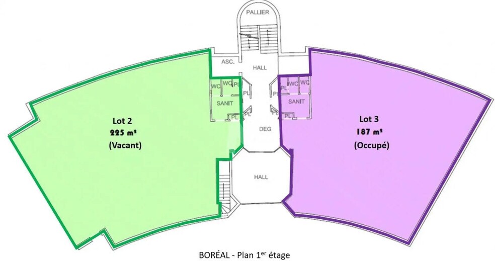 Bureau dans Évry-Courcouronnes à louer - Plan d’étage – Image 1 sur 17