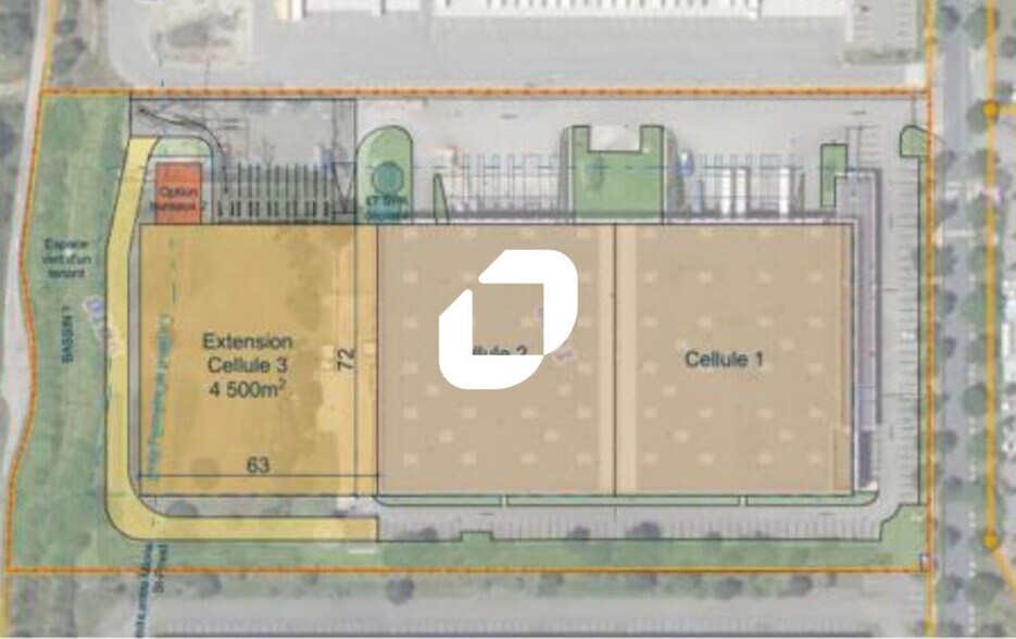 Industriel/Logistique dans Saint-Priest à louer - Plan de site – Image 3 sur 3