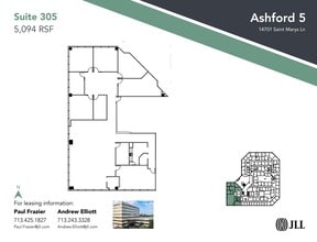 14701 St. Marys Ln, Houston, TX à louer Plan d’étage– Image 1 sur 1