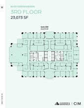 8405 Greensboro Dr, McLean, VA à louer Plan d’étage– Image 1 sur 1