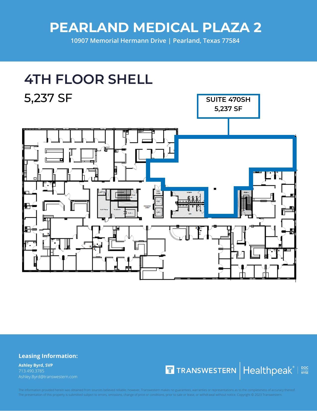 10907 Memorial Hermann Dr, Pearland, TX à louer Plan d’étage– Image 1 sur 1