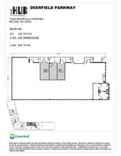 13000 Deerfield Pky, Alpharetta, GA à louer Plan d’étage– Image 1 sur 1