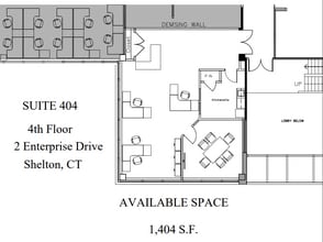 2 Enterprise Dr, Shelton, CT à louer Plan d’étage– Image 1 sur 1
