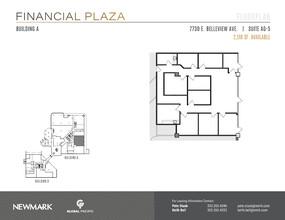 7730 E Belleview Ave, Greenwood Village, CO à louer Plan d’étage– Image 1 sur 2