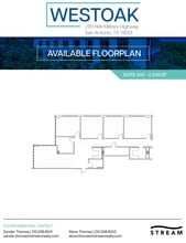 2161 NW Military Hwy, San Antonio, TX à louer Plan d’étage– Image 1 sur 1