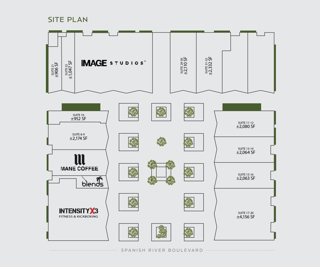 500 NE Spanish River Blvd, Boca Raton, FL à louer Plan de site– Image 1 sur 1