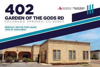 Plus de détails pour 402 Garden Of The Gods Rd, Colorado Springs, CO - Bureau à louer