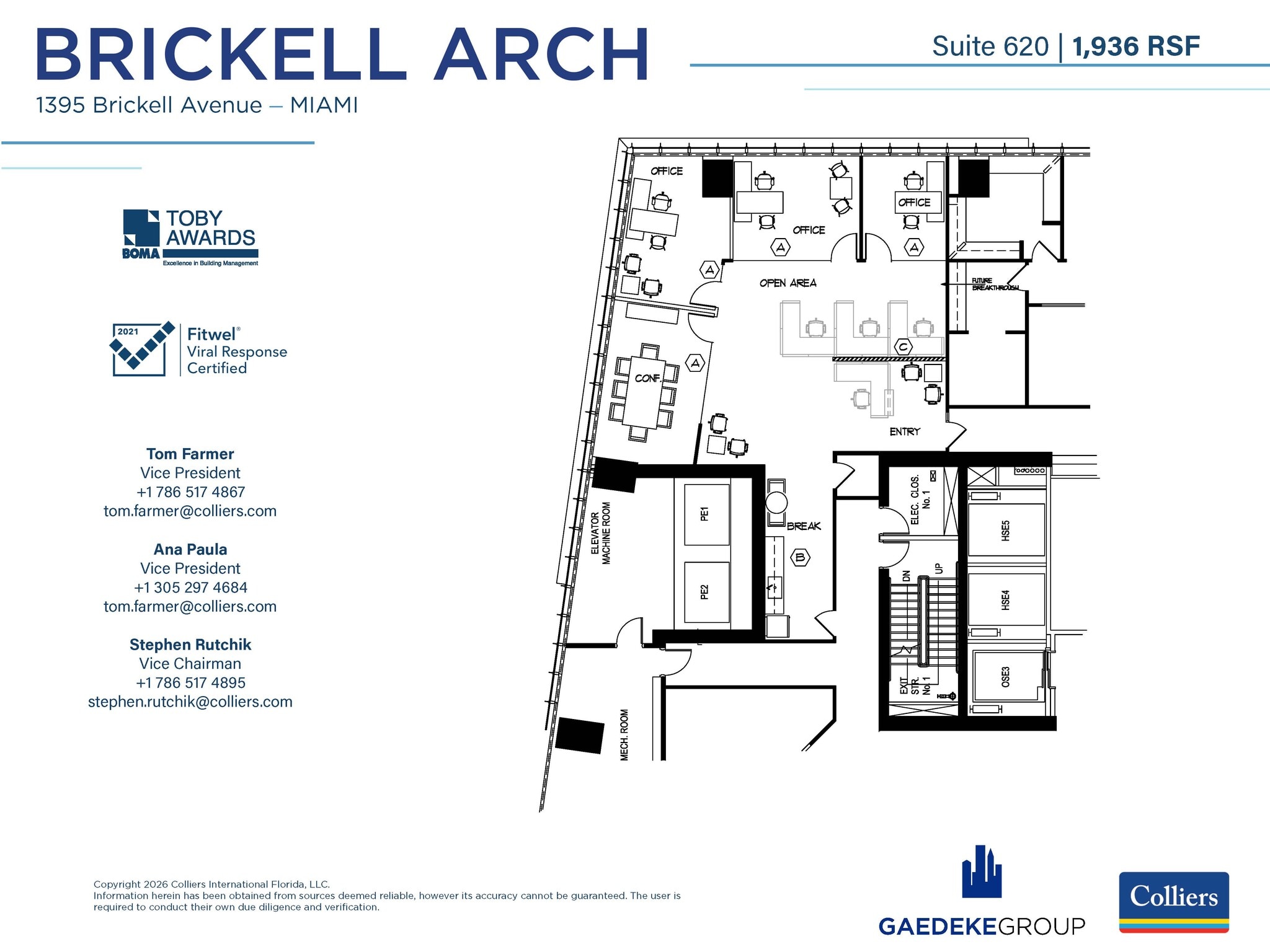 1395 Brickell Ave, Miami, FL à louer Photo intérieure– Image 1 sur 1