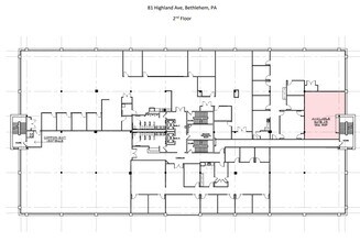 81 Highland Ave, Bethlehem, PA à louer Plan d’étage– Image 1 sur 1