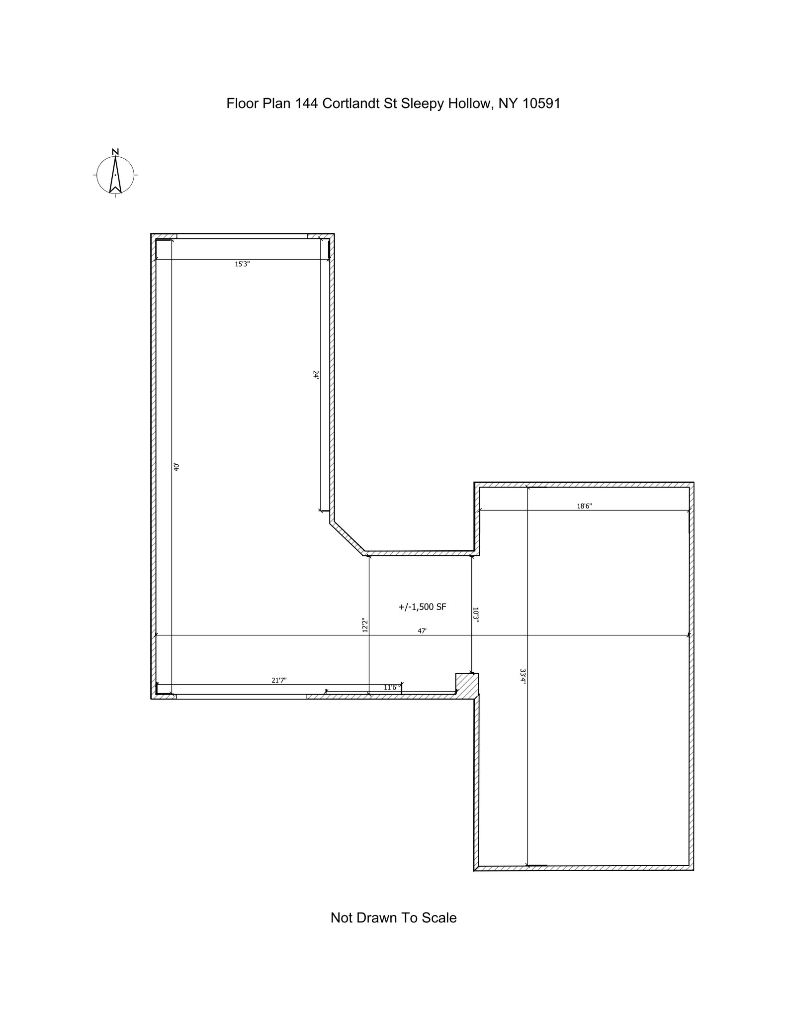 144 Cortlandt St, Sleepy Hollow, NY à louer Plan de site– Image 1 sur 6