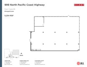 999 N Pacific Coast Hwy, El Segundo, CA à louer Plan de site– Image 1 sur 1
