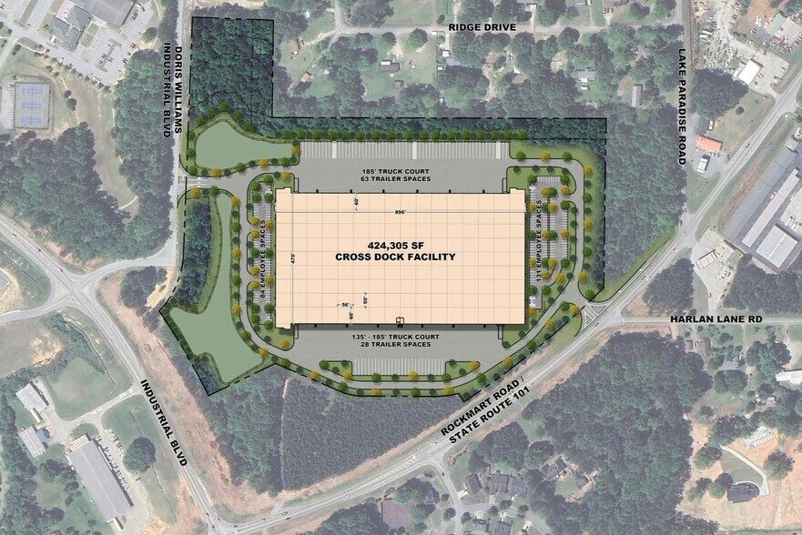 0 Rockmart Rd, Villa Rica, GA à louer - Plan de site – Image 2 sur 2
