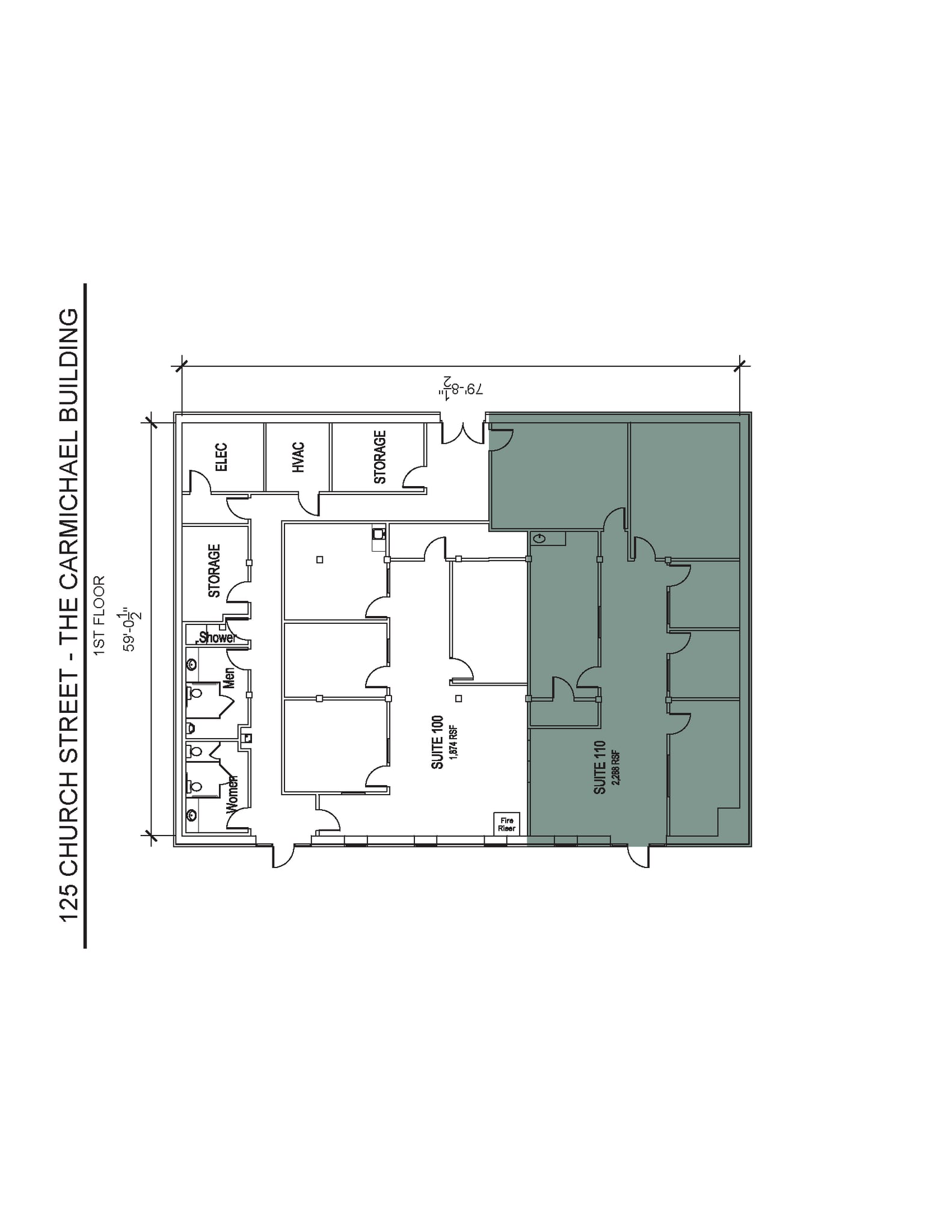 113 Church St, Marietta, GA à louer Plan d’étage– Image 1 sur 1