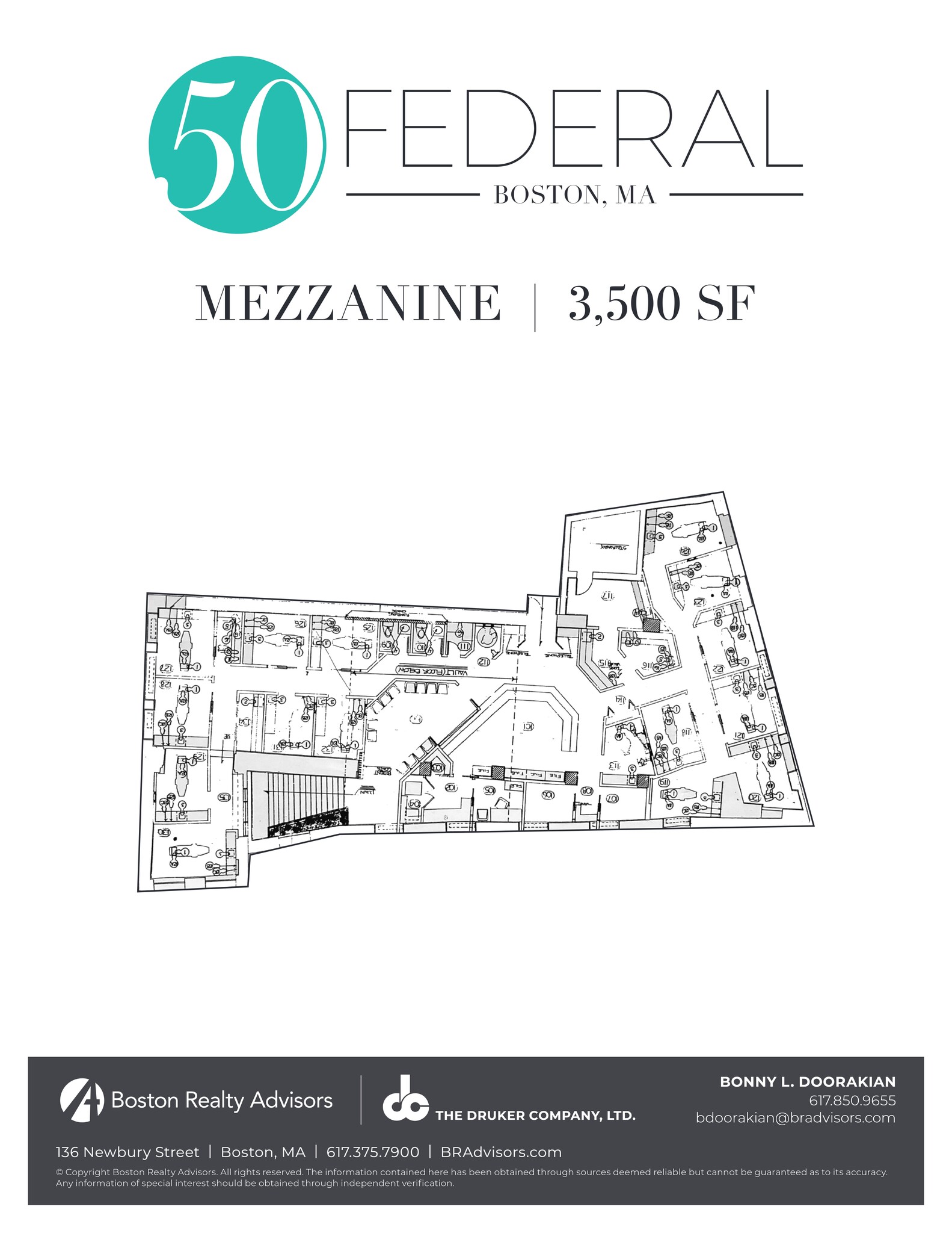 50 Federal St, Boston, MA à louer Plan de site– Image 1 sur 2