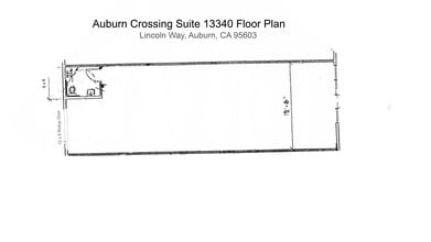 13348-13354 Lincoln Way, Auburn, CA à louer Plan de site– Image 2 sur 2