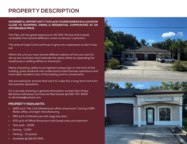 1706 NE 10th Ter, Cape Coral, FL à louer - Photo de l’immeuble – Image 3 sur 19