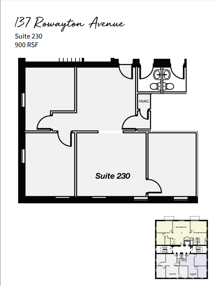 137 Rowayton Ave, Norwalk, CT à louer Plan d’étage– Image 1 sur 1