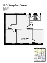 137 Rowayton Ave, Norwalk, CT à louer Plan d’étage– Image 1 sur 1