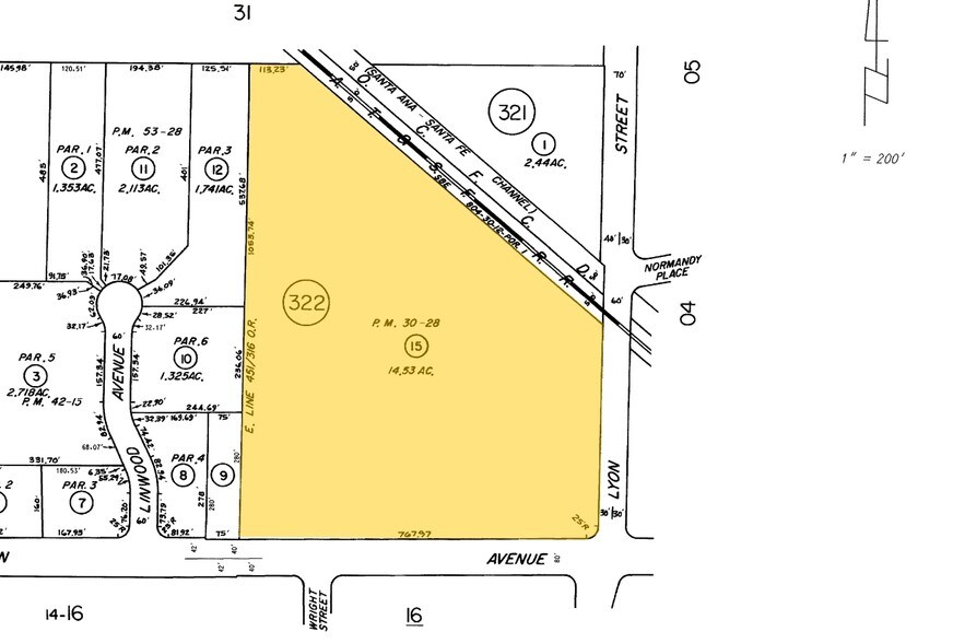 1505-1515 E McFadden Ave, Santa Ana, CA à louer - Plan cadastral – Image 2 sur 4