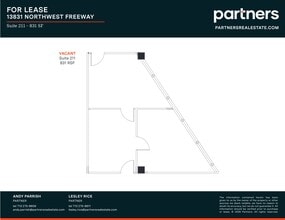 13831 Northwest Fwy, Houston, TX à louer Plan de site– Image 1 sur 1