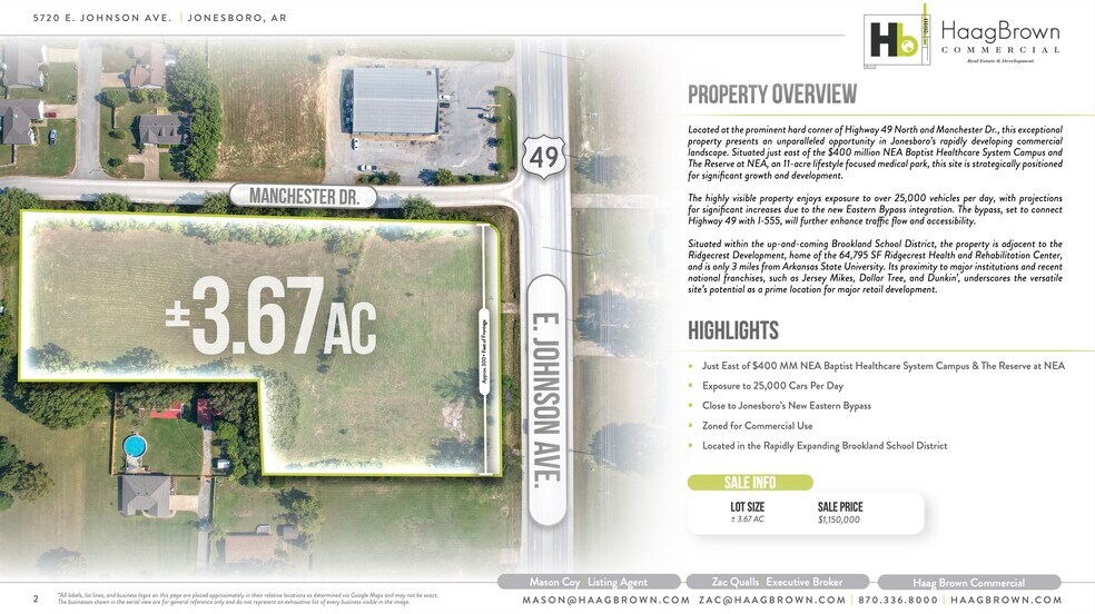 5716-5720 E Johnson Ave, Jonesboro, AR à vendre - Photo de l’immeuble – Image 2 sur 6