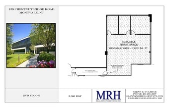 135 Chestnut Ridge Rd, Montvale, NJ à louer Plan d’étage– Image 1 sur 1