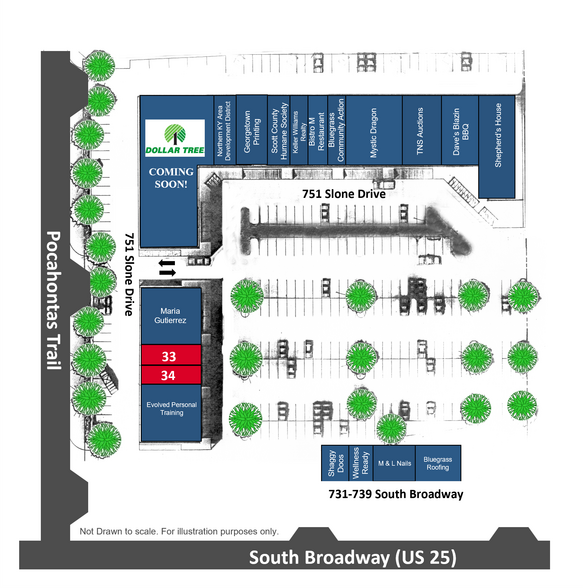 Us 25 Se, Georgetown, KY à louer - Plan de site – Image 2 sur 9