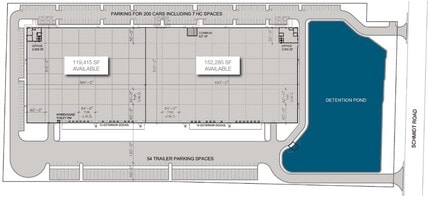 1200 N Schmidt Rd, Romeoville, IL à louer Plan de site– Image 1 sur 1