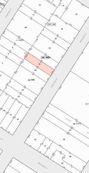 81 Mercer St, New York, NY à vendre - Plan cadastral – Image 1 sur 7